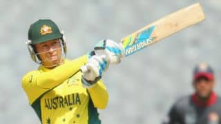 Australia vs Sri Lanka ICC Cricket World Cup 2015, Pool A Match 32 at Sydney: Michael Clarke scores 50